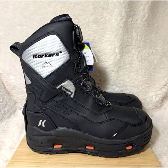 Korkers Polar Vortex 600 Mens Winter Boots Size 9 Insulated Waterproof NEW